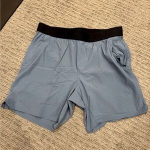 Men's Light Blue Athletic Shorts